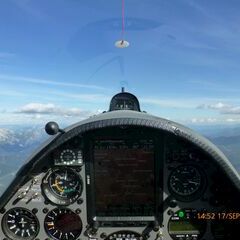Flugwegposition um 12:52:00: Aufgenommen in der Nähe von Michaelerberg, Österreich in 2212 Meter
